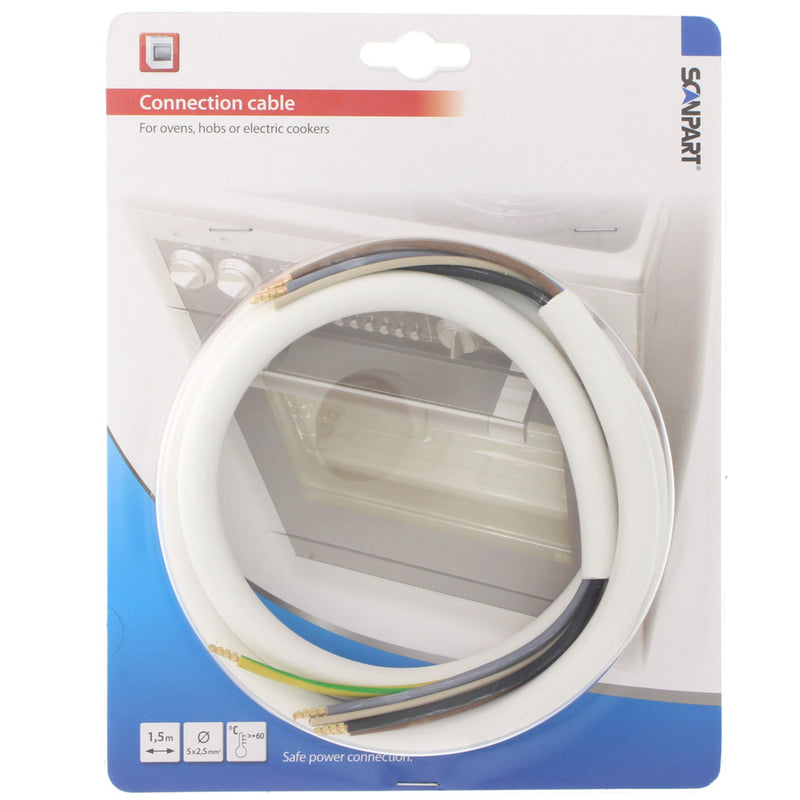 Load image into Gallery viewer, Scanpart f111 oven aansluitkabel 5x2,5 1.5m