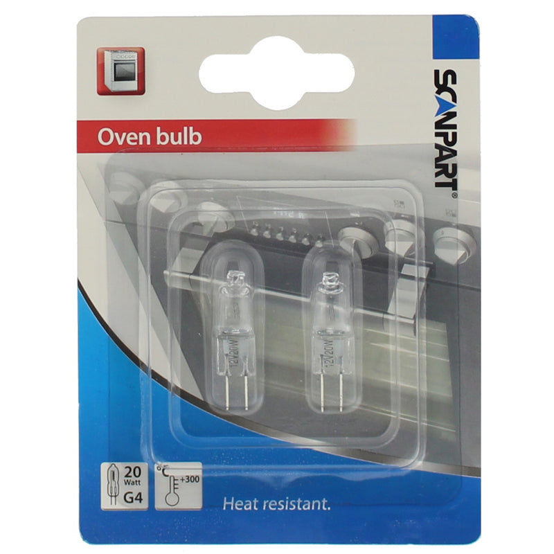 Load image into Gallery viewer, Scanpart ovenlamp g4 20w 300gr. halo a2