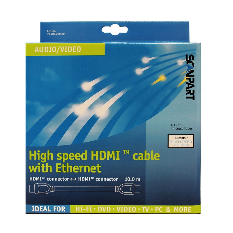 Load image into Gallery viewer, Scanpart hdmi kabel high speed en ethernet 10m