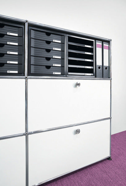 Load image into Gallery viewer, Han ha-1450-13 ladenkast met 5 gesloten laden zwart