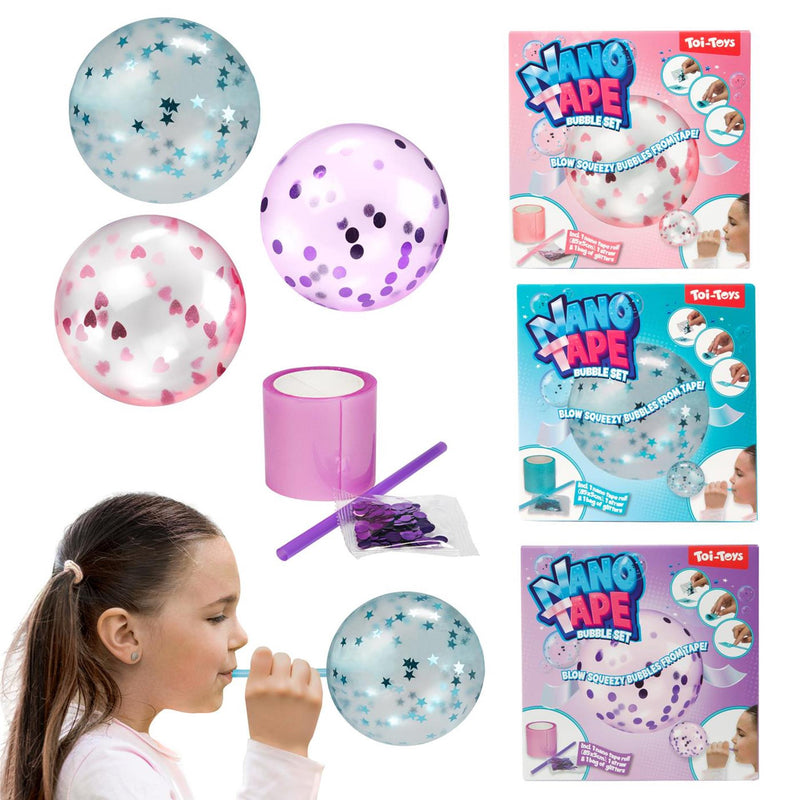 Load image into Gallery viewer, Toi-toys nano tape bubble met glitters (diy) 3ass