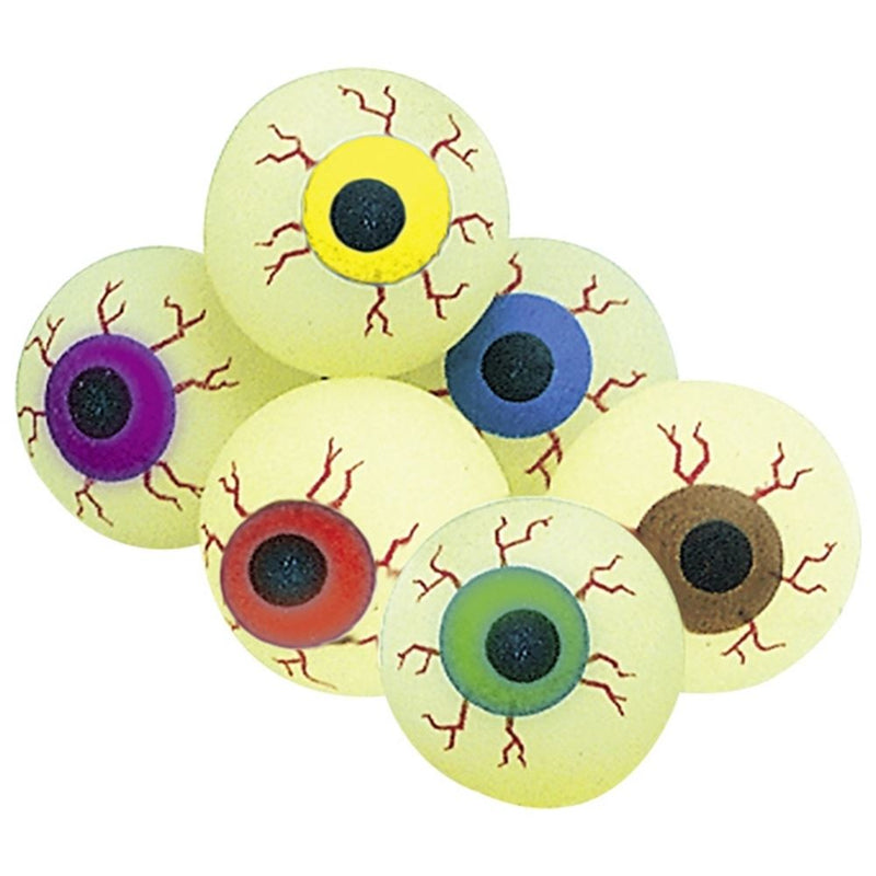 Afbeelding laden in galerijviewer, Stuiterende bal - oog, glow-in-the-dark.