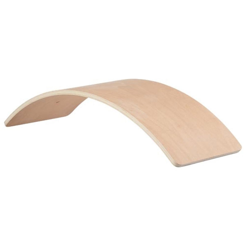 Load image into Gallery viewer, Goki houten balansbord halve maan naturel, 82cm