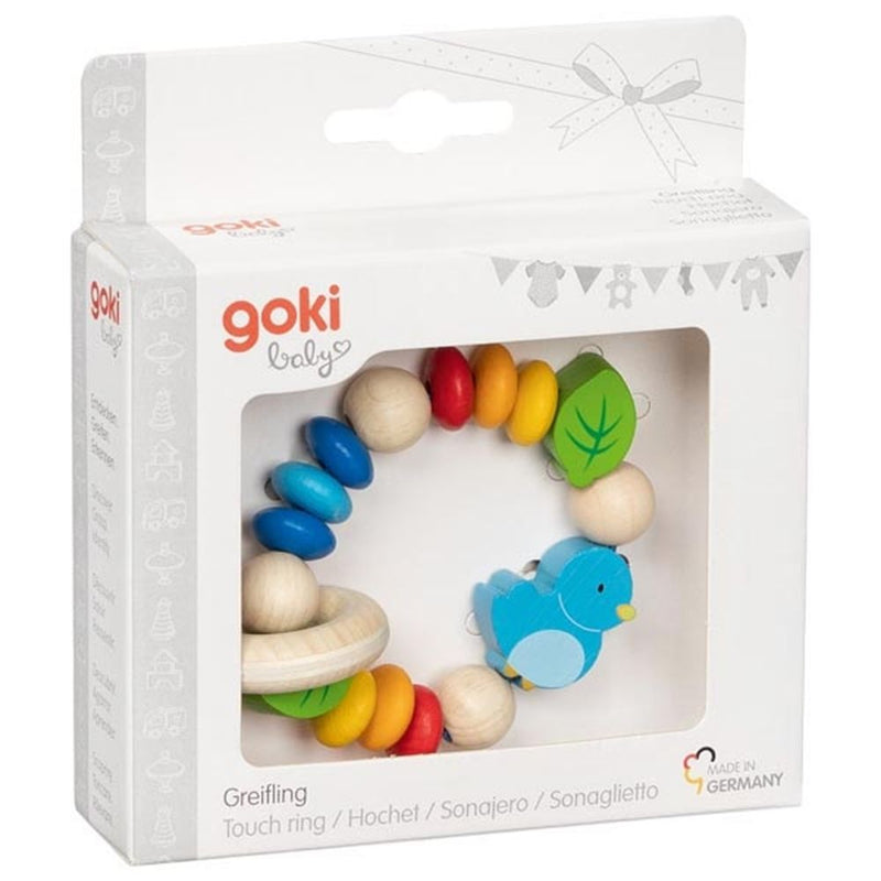 Load image into Gallery viewer, Goki touchring elastische vogel. 8 cm.