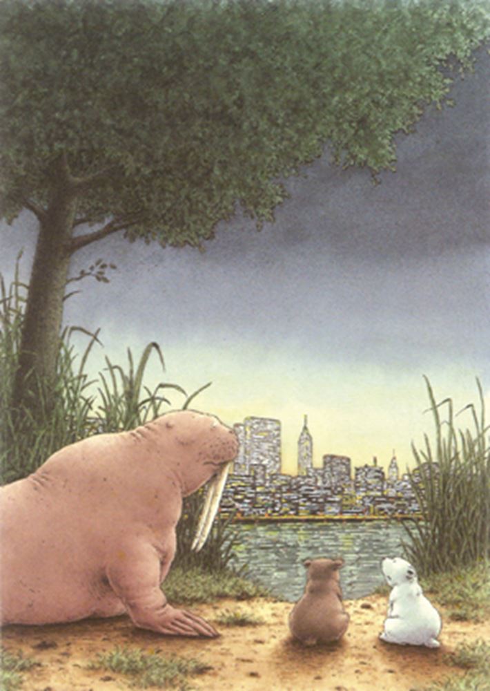 Load image into Gallery viewer, Prentbriefkaart 149: kleine ijsbeer in m