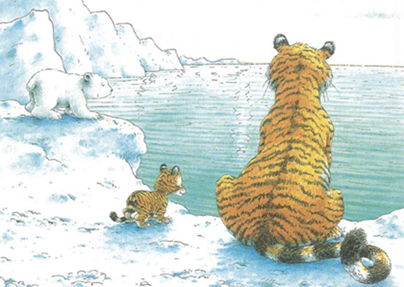 Load image into Gallery viewer, Prentbriefkaart 266: kleine ijsbeer met
