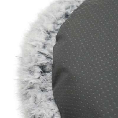 Load image into Gallery viewer, Rosewood Hondenmand silver fluff grijs