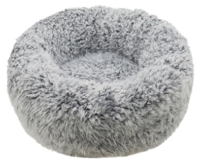 Load image into Gallery viewer, Rosewood Hondenmand silver fluff grijs
