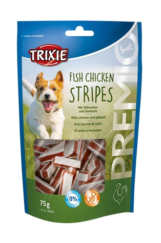 Load image into Gallery viewer, Trixie Premio fish chicken stripes