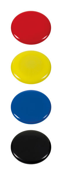 Load image into Gallery viewer, Westcott ac-e10826 magneet assorti pak à 4st. ø 40x8,5mm, 2500g