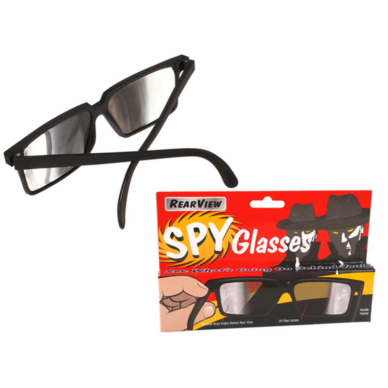 Load image into Gallery viewer, Spionagebril met zijspiegel in de slaap.