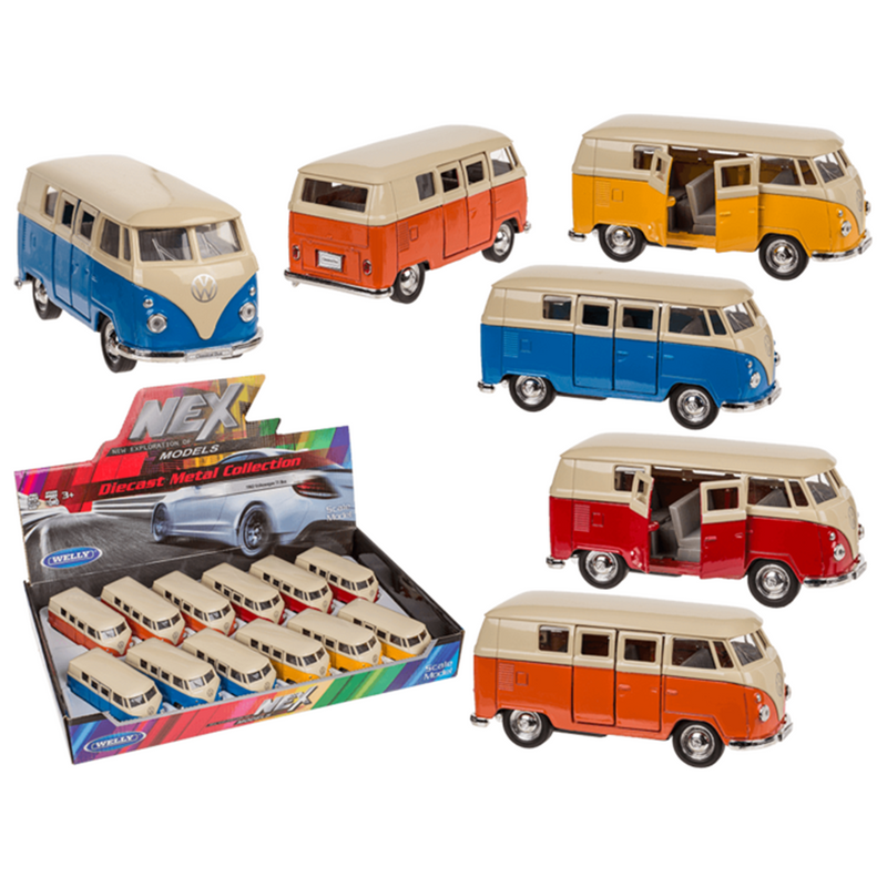 Load image into Gallery viewer, Dsp modelauto met pull-back. vw t1 bus
