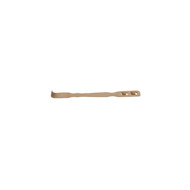 Load image into Gallery viewer, Ootb rugkrabber met massagerollen bamboe 46cm