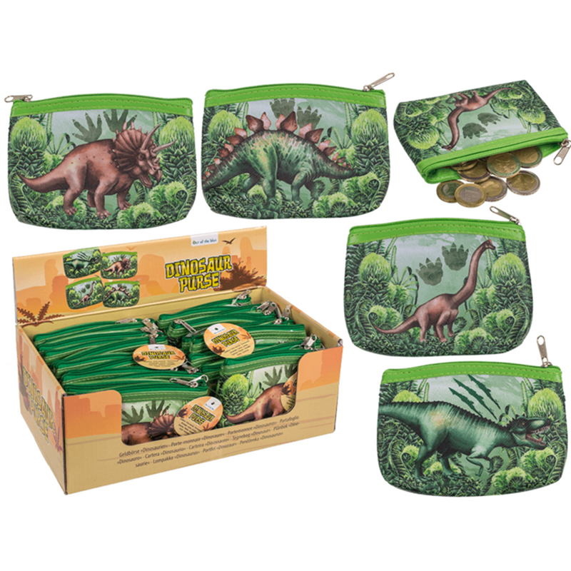 Load image into Gallery viewer, Dsp portemonnee dinosaur. 4 assortie. 24