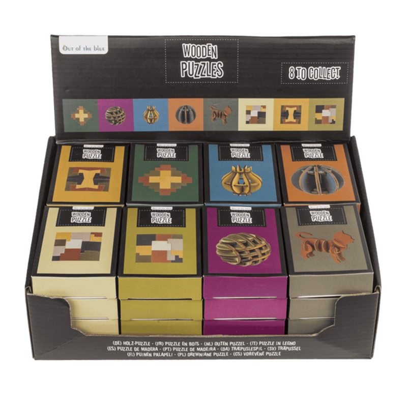 Load image into Gallery viewer, Dsp houten puzzel, 8 assortie in doos.