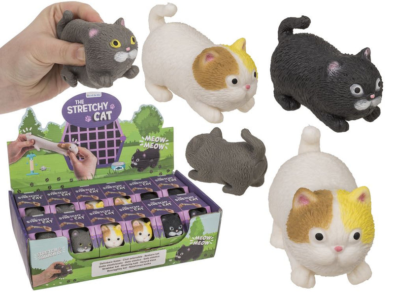 Load image into Gallery viewer, Dsp strech kat, 9 cm, 3 ass. 24 stuks in