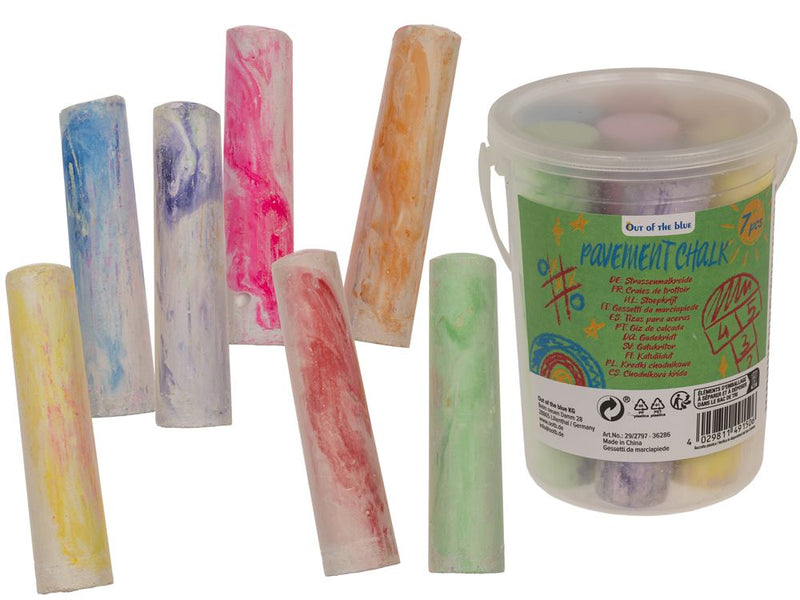 Load image into Gallery viewer, Dsp stoepkrijt mar. 10,5x2,5 cm. 7 ass.