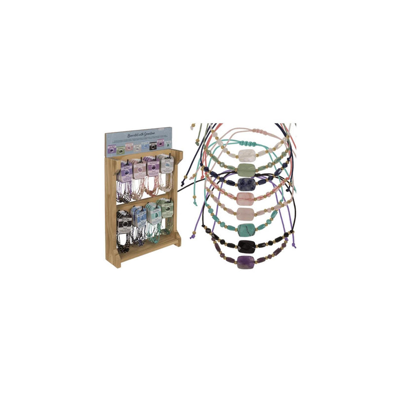 Load image into Gallery viewer, Ootb kristallen armband met edelsteen