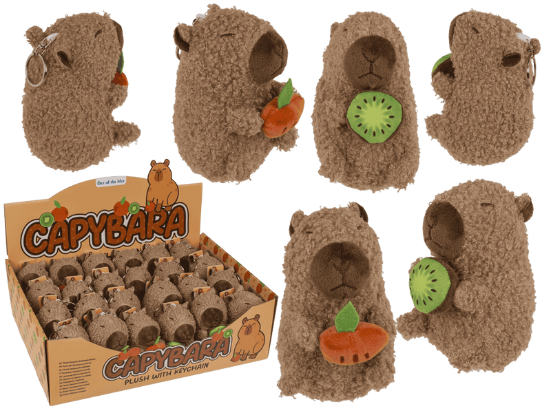 Load image into Gallery viewer, Sleutelhanger capybara. 10 cm. 2 a 24 st