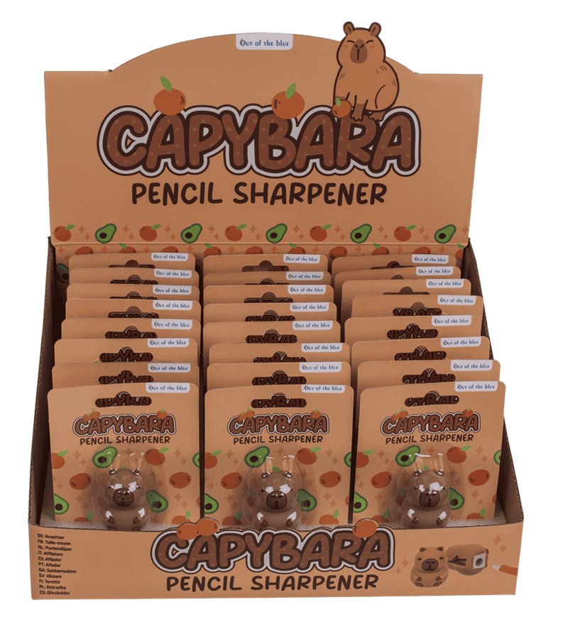 Load image into Gallery viewer, Dsp puntenslijper capybara op blister.