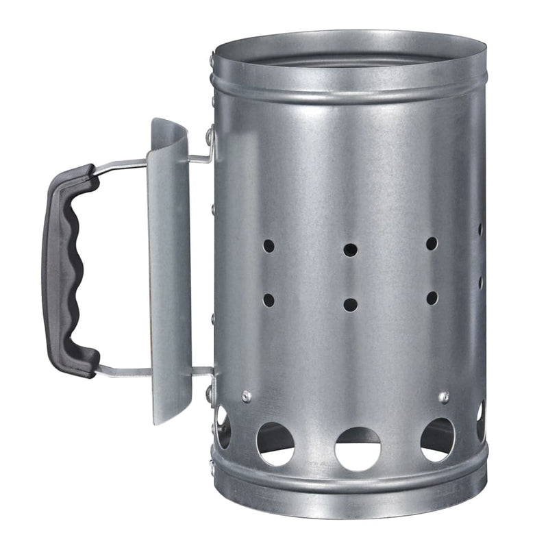 Load image into Gallery viewer, Hi barbecuestarter met handvat 16,5 cm zilverkleurig