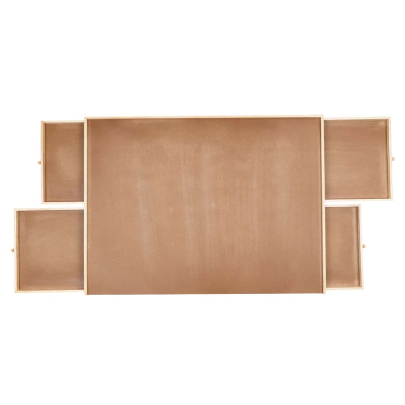 Load image into Gallery viewer, Hi hi puzzeltafel met 4 lades 90x67x4,5 cm hout