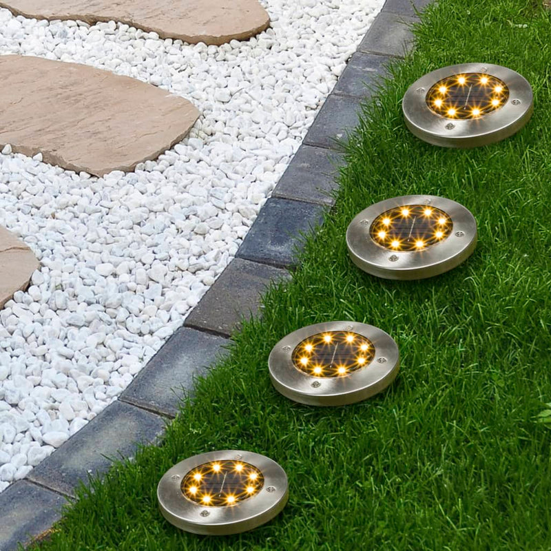 Load image into Gallery viewer, Hi grondlampen 4 st solar led