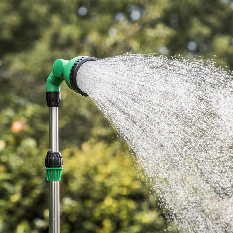 Load image into Gallery viewer, HI HI Buitendouche 215 cm groen en zilverkleurig