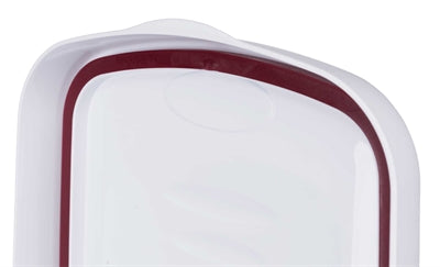 Load image into Gallery viewer, Trixie voerton luchtdicht afsluitbaar kunststof transparant wit wit