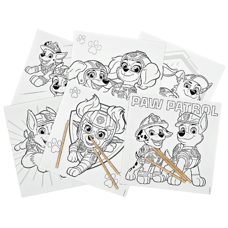 Load image into Gallery viewer, Paw patrol kleurboek met 6 kleurpotloden