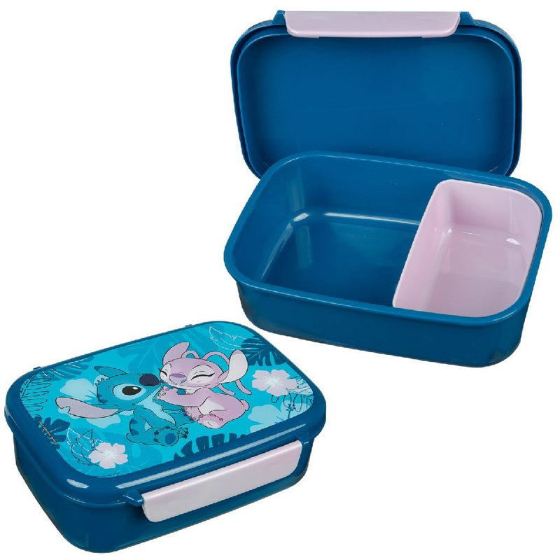 Load image into Gallery viewer, Van der meulen disney stitch lunch box blauw lila