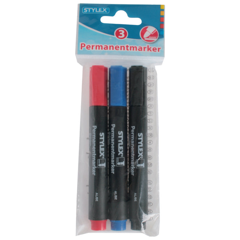 Load image into Gallery viewer, Stylex permanent markers 3 stuks