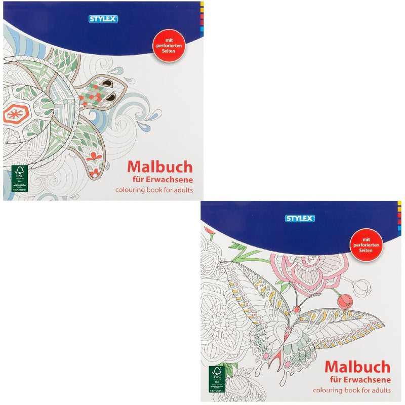 Load image into Gallery viewer, Stylex kleurboek volwassen 24x24 cm