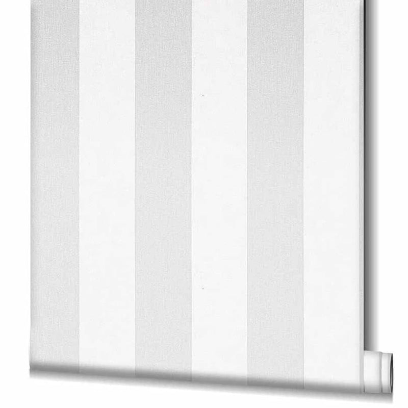 Load image into Gallery viewer, Noordwand Noordwand Behang Topchic Stripes lichtgrijs en wit