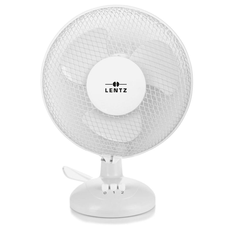 Load image into Gallery viewer, Lentz tafelventilator 23 cm wit