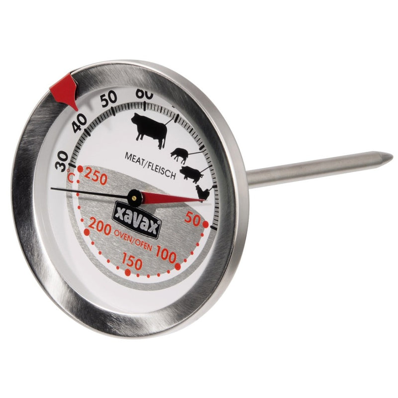 Afbeelding laden in galerijviewer, Xavax vlees- en oventhermometer inox matt