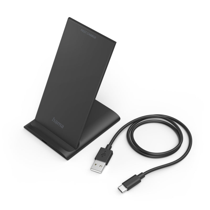Load image into Gallery viewer, Hama wireless charger qi-fc10s 10 w draadloze smartphone-oplaadpad zwart