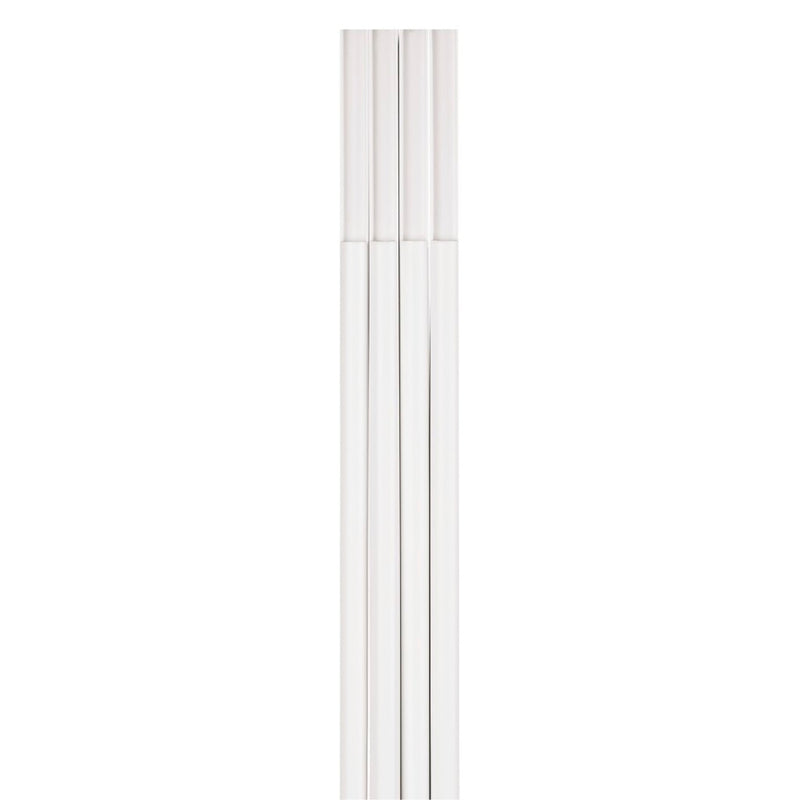 Load image into Gallery viewer, Hama kabelgoot zelfklevend halfrond 100x1.1x1 cm 4 stuks pvc wit