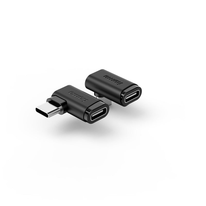 Load image into Gallery viewer, Hama usb-c-hoekadapter 90 deg; usb 3.2 gen2 10 gbit s 5 a 240 w set van 2