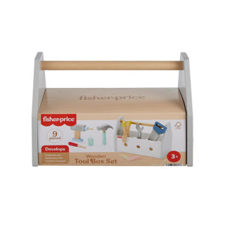 Load image into Gallery viewer, Fisher-price hout gereedschapkist