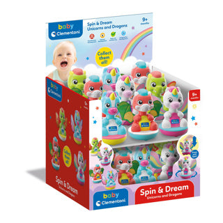 Load image into Gallery viewer, Clementoni baby draai en droom eenhoorn of draak