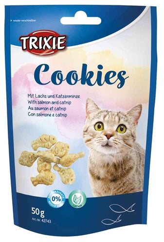 Afbeelding laden in galerijviewer, Trixie cookies met zalm en catnip