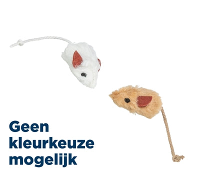Load image into Gallery viewer, Trixie set muizen met catnip kern pluche