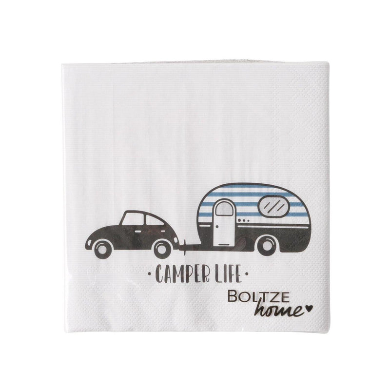 Load image into Gallery viewer, Boltze home servetten camper 16,5x16,5x3cm 2 assorti