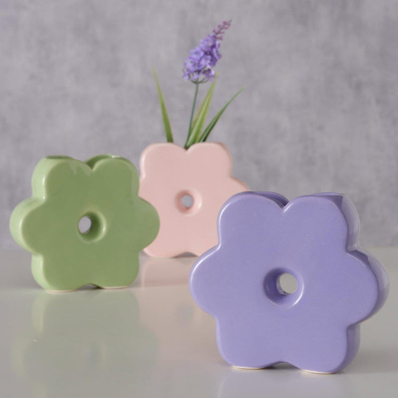 Load image into Gallery viewer, Boltze home vaas doris 13,5x3,5x12cm 3 assorti