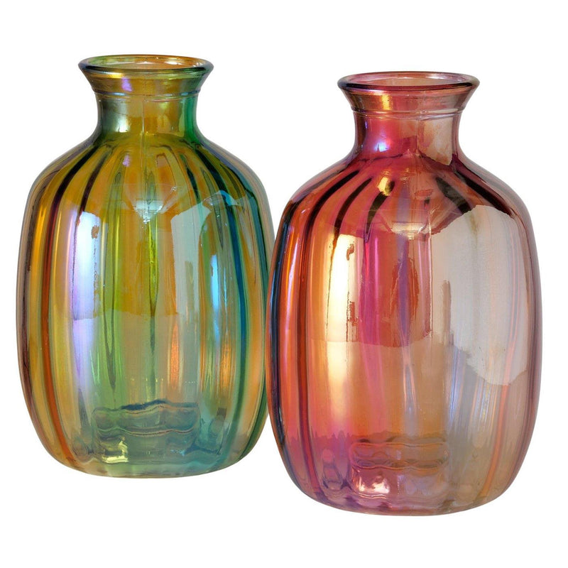 Afbeelding laden in galerijviewer, Boltze home vaas colly ø13,1xh21cm 2 assorti