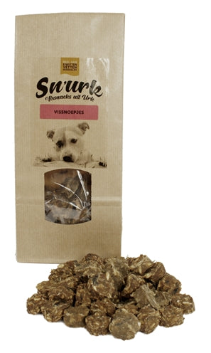 Load image into Gallery viewer, Sn'urk Snurk vissnoepjes van wilde zalmvlees