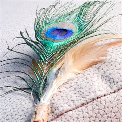 Load image into Gallery viewer, Croci euphoria kattenhengel matatabi pauwenveer