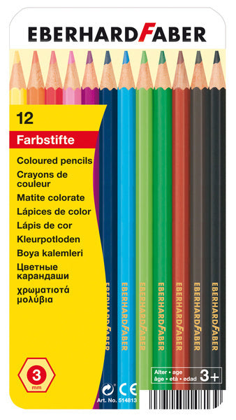 Load image into Gallery viewer, Eberhard faber ef-514813 kleurpotloden classic metaaletui a 12 stuks