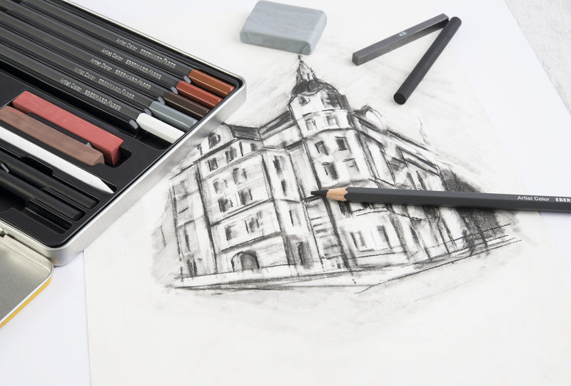 Load image into Gallery viewer, Eberhard faber ef-516916 tekenset efa bliketui 16 stuks